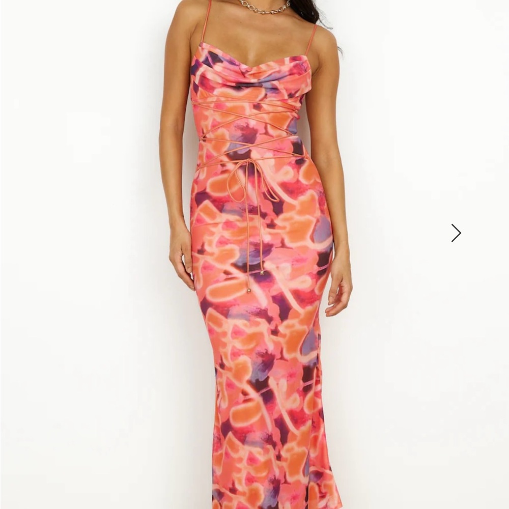 Hello Molly VIVID COLORS MAXI DRESS SORBET